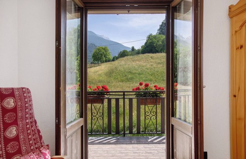 Plan D'introd Maison | Maison de vacances 'Le Cré Appartamento 2' avec vue sur la montagne, jardin partagé et Wi-Fi
