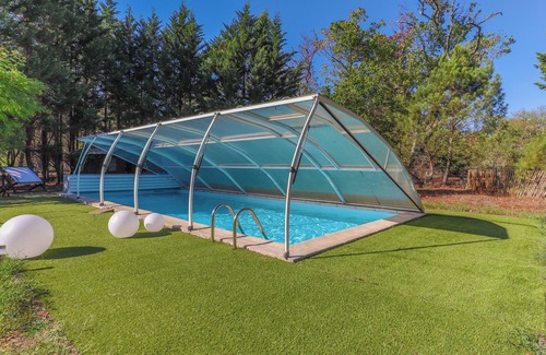 Trensacq Maison | Les Maisons Des Houssats avec piscine partagée et terrasse privée.