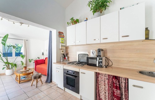 Uchaud Maison | Loft Des Cigales avec piscine privée et terrasse privée
