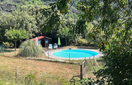 Saint-Paul-la-Coste Maison | Maison " la Clede " avec vue sur la montagne, piscine et terrasse