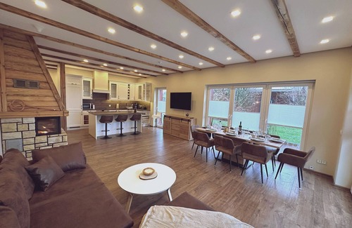 Dolgen am See Maison | Holiday Home MILA with Pool, Sauna, and Large Private Grounds
