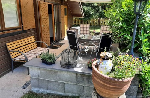 Drognitz Maison | Maison de vacances 'Ferienhaus Obert' avec terrasse privée, jardin partagé et Wi-Fi