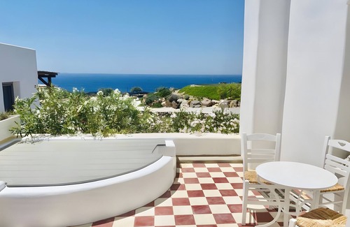 Milos Maison | Maison de vacances 'Olive' avec vue sur la mer, Wi-Fi et climatisation