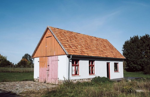 Rensow Maison | Maison de vacances 'Projektraum Obst und Sterne' avec terrasse privée