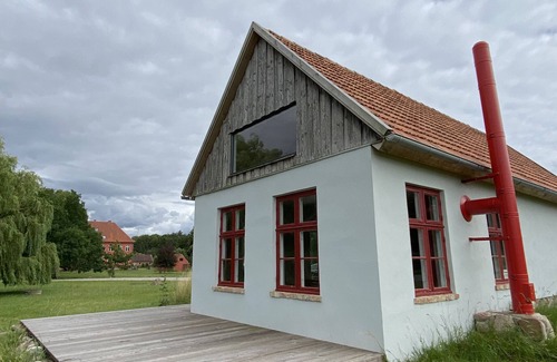 Rensow Maison | Maison de vacances 'Projektraum Obst und Sterne' avec terrasse privée