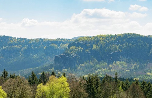 Mittelndorf Maison | Maison de vacances confortable avec piscine à Sebnitz
