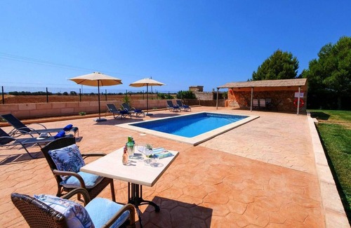 Campos Maison | Maison de vacances "Son Sea" avec vue sur la montagne, piscine et Wi-Fi