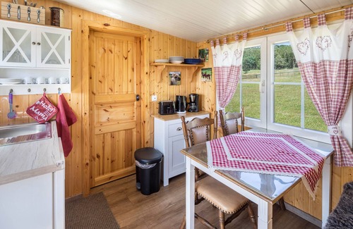Willofs Maison | Maison de vacances 'Tinyhouse Alpakawiese' avec terrasse privée et jardin partagé
