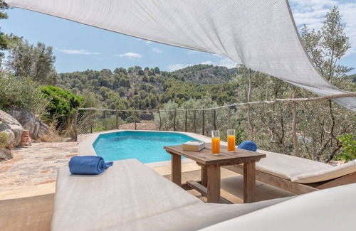 Puerto de Soller Maison | Maison de vacances "Villa Cami de la Mar" avec vue sur les montagnes, Wi-Fi, jardin et terrasse.