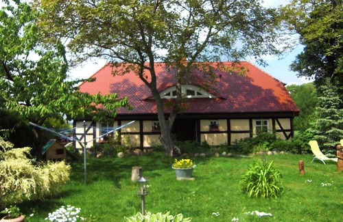 Garz/Rugen Maison | Maison de vacances avec cheminée, terrasse et vue sur la nature