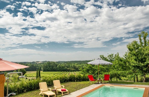 Monbazillac Maison | Maison de vacances avec piscine privée et vue