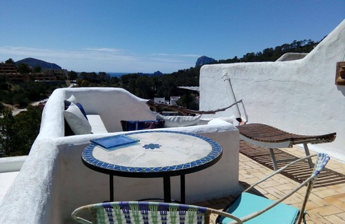 Cala Vadella Maison | Maison de vacances Cala Vadella pour 1 - 2 personnes avec 1 chambre à coucher - Maison de vacances
