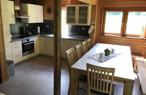 Feriendorf Silbersee Maison | Maison de vacances pour 10 personnes + enfant en bas âge avec sauna et espace bien-être incl. NK