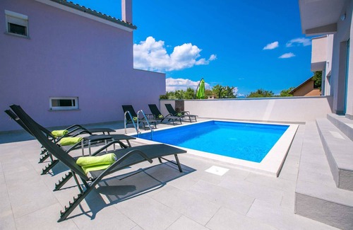 Skrbcici Villa | Maison de vacances Vert avec Piscine