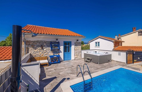 Skrbcici Maison | Maison de vacances KUNTENTA avec piscine privée et jacuzzi