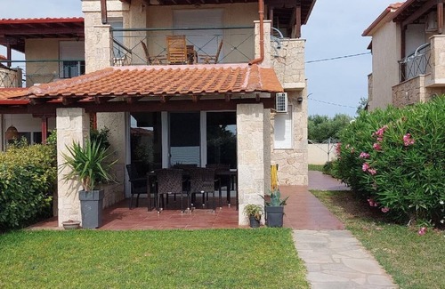 Nea Propontida Maison | Maison de vacances Nea Moudhania pour 1 - 5 personnes avec 3 chambres à coucher - Maison jumelée
