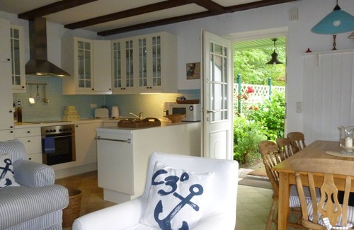 Klein Bollhagen Maison | Maison de vacances près de la plage avec un mobilier haut de gamme, jardin, cheminée, WiFi