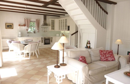 Klein Bollhagen Maison | Maison de vacances "Seepferdchen" avec jardin, cheminée, internet DSL WiFi, sauna