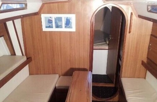 Gustow Appartement | Holiday on a yacht, in the beautiful natural harbor Gustow