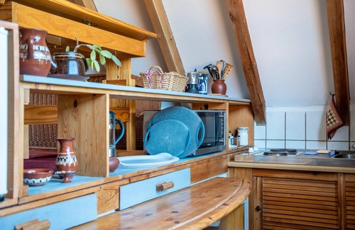 Zempow Appartement | Atelier de vacances 'Im Haus Ginkgo' avec piscine commune, jardin commun et Wi-Fi
