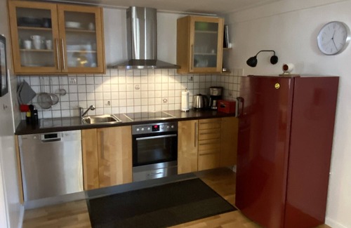 Betzenstein Maison | Suite de vacances "Chalet" dans la "Ferienhaus Burgcafé"