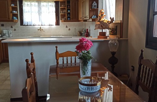 Paralia Porovitsis Maison | Holiday two-floor 133 square meters house with large garden and lemon trees.