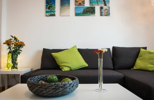 Ensanche Centro Appartement | Appartement de 3 chambres avec vue sur le port de Malaga, près du centre