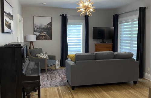Ayers Cliff Appartement | Havre Holmes A - Retraite familiale confortable