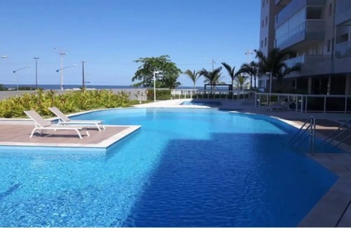 Vila Clais Appartement | Home 08 I Apartment facing the sea in Resort - Bertioga