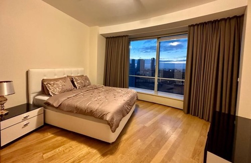 Sisli Appartement | Home 3 master bedroom - boghaz view center of Istanbul shishli