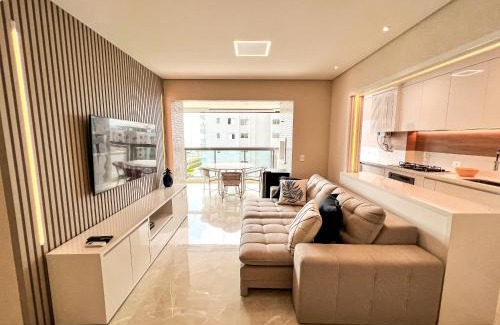 Vila Clais Maison | Home 48 I Apto pé na areia e com Piscina Aquecida em Bertioga
