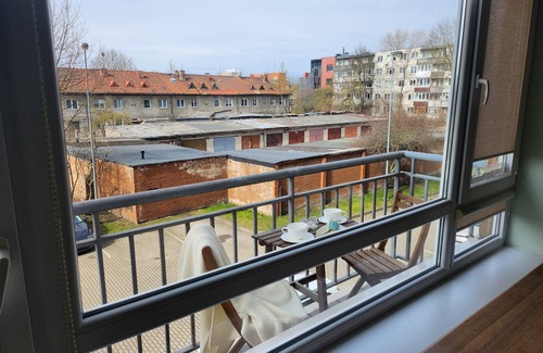 Klaipeda Appartement | Home-spirit apartment with a panoramic window in the heart of Klaipėda!