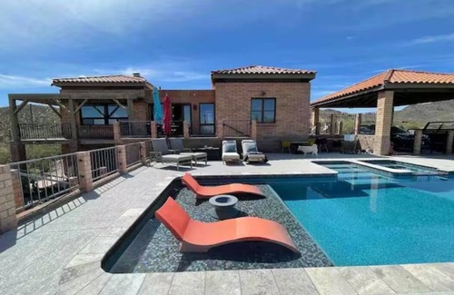 Tucson Maison | Home with lap pool, hot tub, and wonderful views