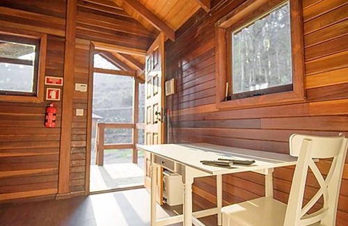 Branca Chalet De Ski | Homerez - Chalet exceptionnel pour 2 pers. avec piscine partagée et balcon