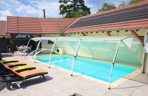 Gertwiller Maison | Homerez - Maison à 15 km des pistes pour 4 pers. avec piscine, sauna et jardin