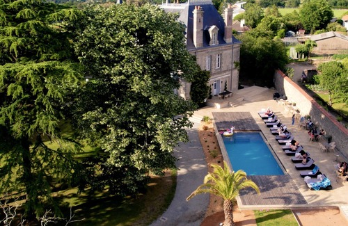 La Gaubretiere Maison | Homerez - House for 4 ppl. with shared pool, jacuzzi and spa at La Gaubretière