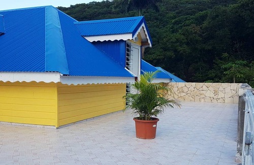 Vieux-Fort Maison | Homerez - Propriété pour 6 pers. avec vue sur la mer et terrasse à Vieux Fort