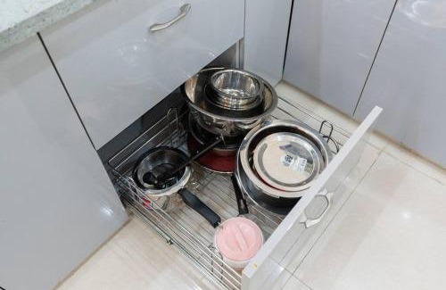 Vasundhara Appartement | Homlee-Vasundhara 2BHK Flat- kitchen-Parking-Lift