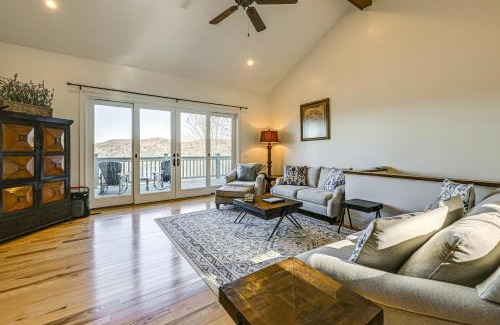 Cullowhee Maison | Hot Tub and Water Views Lake Glenville Home!