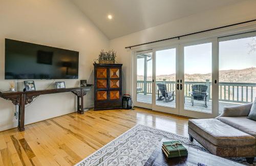 Cullowhee Maison | Hot Tub and Water Views Lake Glenville Home!
