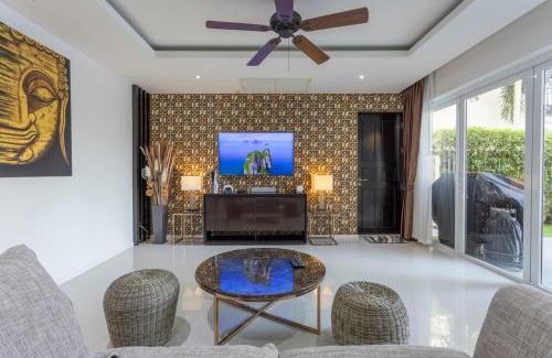 Chalong Maison | Hot Tub With Ocean Views 4br Newly Renovated V166