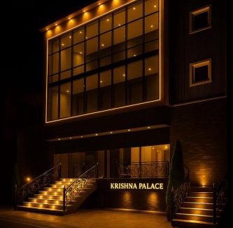 Deoghar Hôtel | Hotel Krishna Palace, Vrindavan - Lavish & Luxury rooms with parking near prem mandir #By Om #