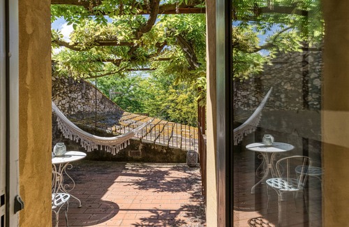 Viladamat Appartement | Chambre 'Les Hamaques - Glicina' avec piscine partagée, Wi-Fi et climatisation
