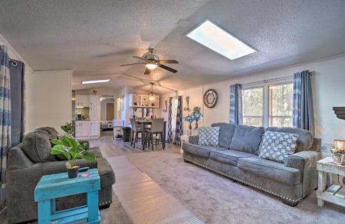 Prudenville Maison | Houghton Lake Area Home with Fire Pit and Yard!