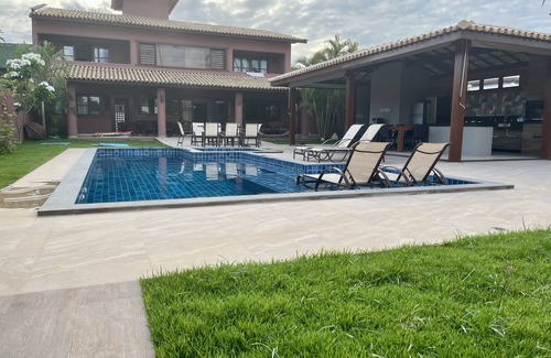 Itacimirim Maison | Maison 6/4 (5suítes air), la piscine, la maison, cuisinier, de la sécurité, 480 m2