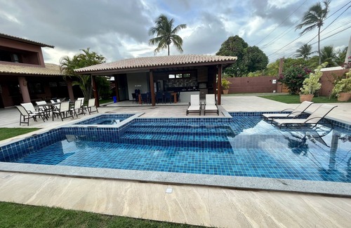 Itacimirim Maison | Maison 6/4 (5suítes air), la piscine, la maison, cuisinier, de la sécurité, 480 m2