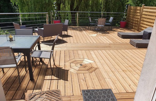 Martin-Eglise Maison | Maison avec terrasse en bord de rivière