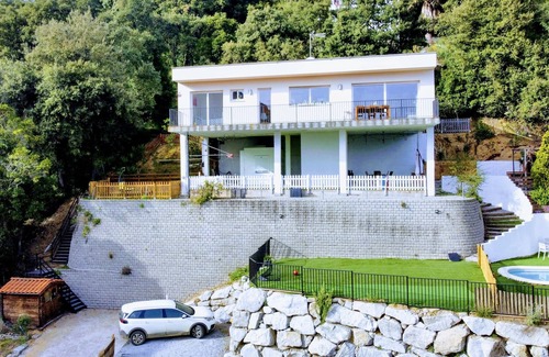 Sant Cebria de Vallalta Maison | Maison avec piscine privée, clim et wifi