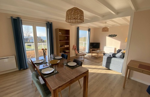 Sainte-Marguerite-sur-Mer Maison | Maison avec vue mer proche de la plage