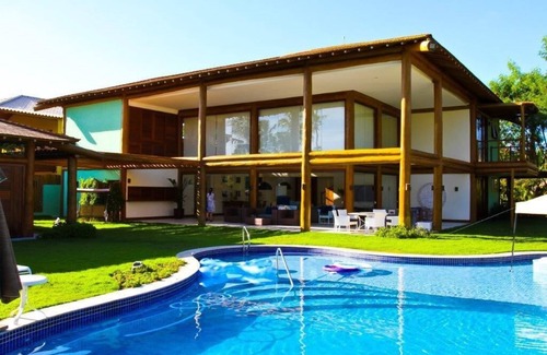 Praia do Forte Maison | Casa Bonita Grav super 2016 c / Ivete, le Seigneur Beach House, à 30 mètres de la plage